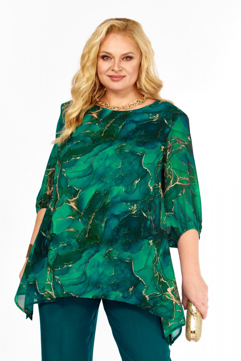 Блузы Элль-стиль 2263/14а изумруд