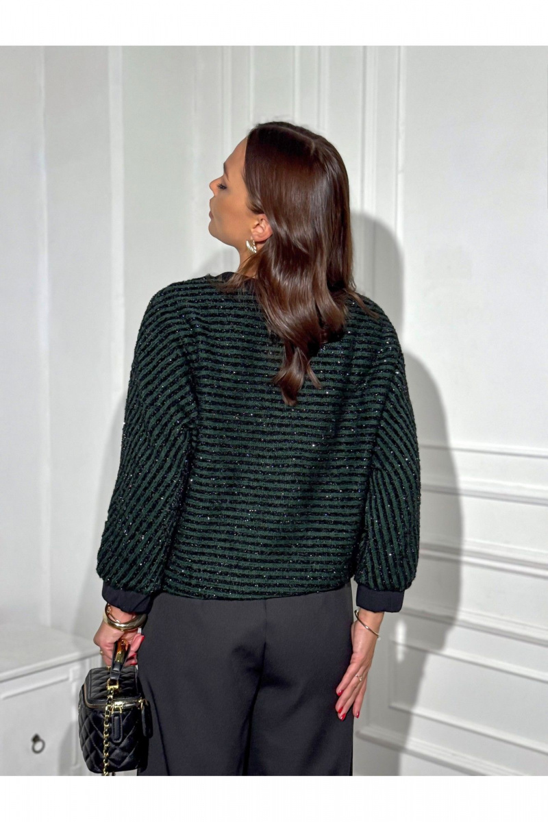 Брючный комплект Dilana VIP 2124 зеленый/черный