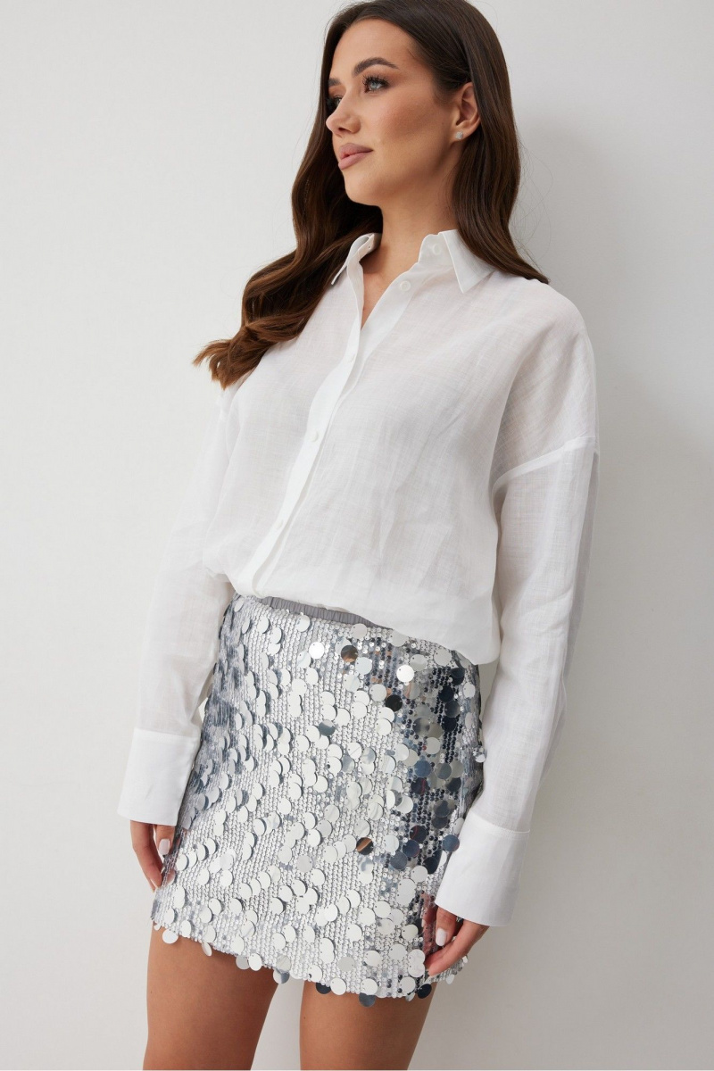 Юбки T.N.D М384 серебро