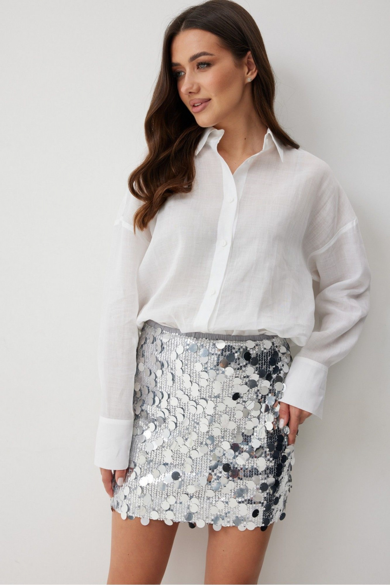 Юбки T.N.D М384 серебро