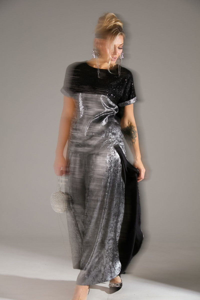 Брючный комплект LM К180143 серый_шиммер