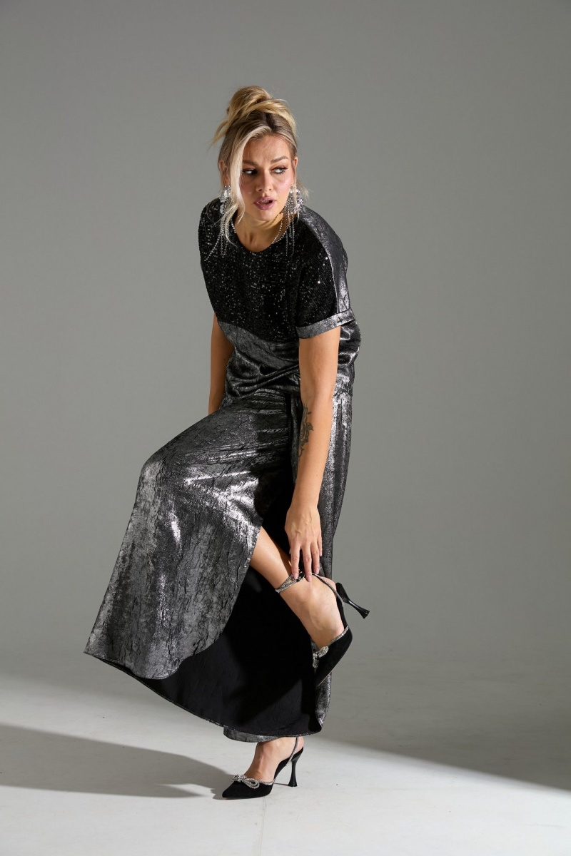 Брючный комплект LM К180143 серый_шиммер