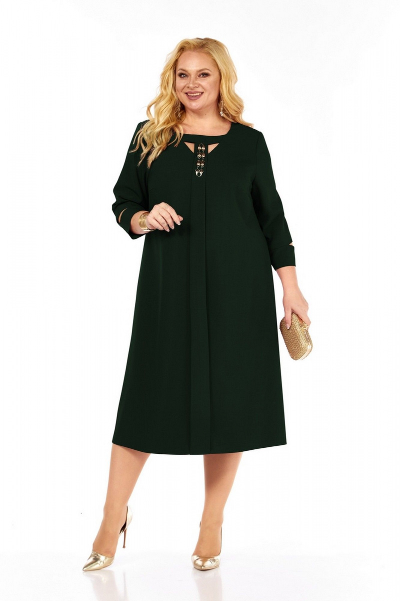 Платья Милора-стиль 1408 зеленый