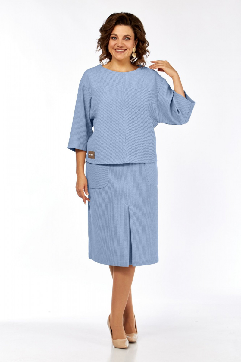 Юбочный комплект Элль-стиль 2441/1 голубой