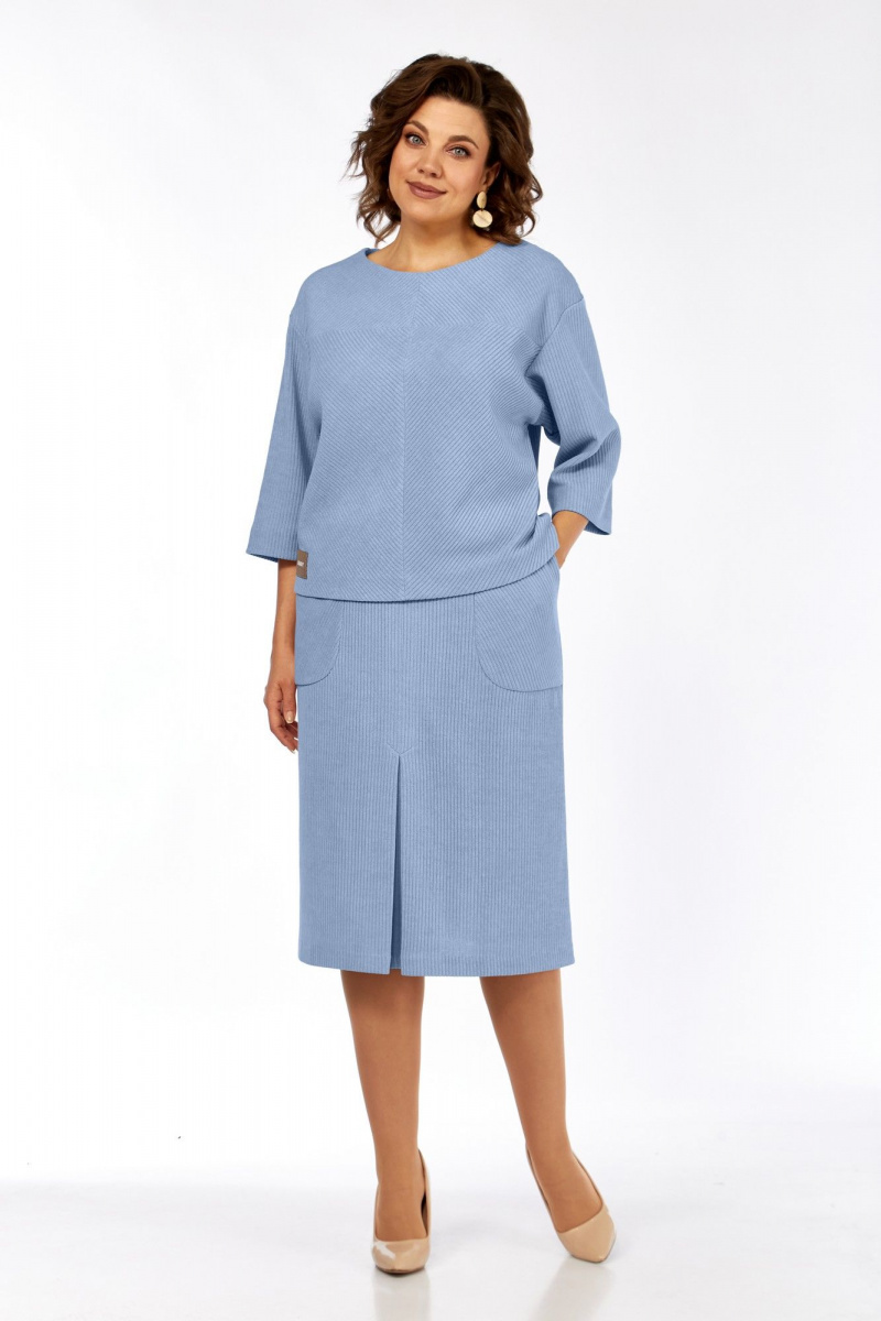 Юбочный комплект Элль-стиль 2441/1 голубой
