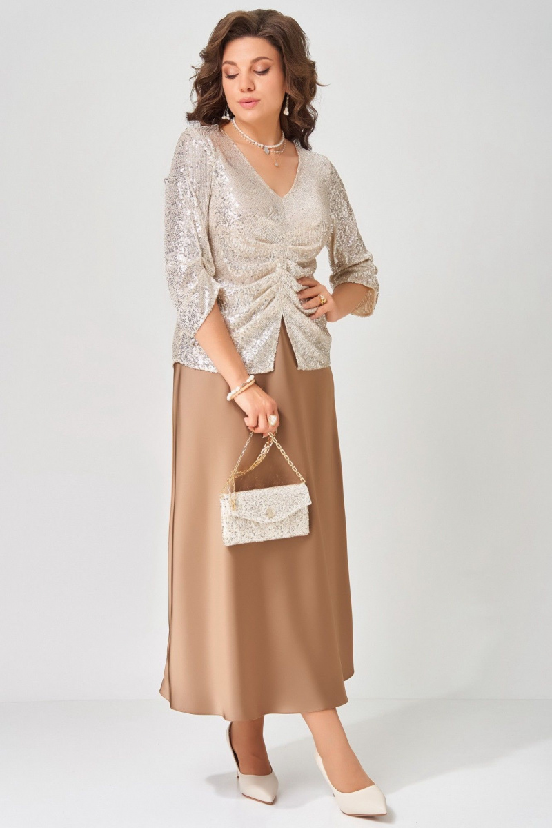 Юбочный комплект Fita 4151 золотисто-бежевый