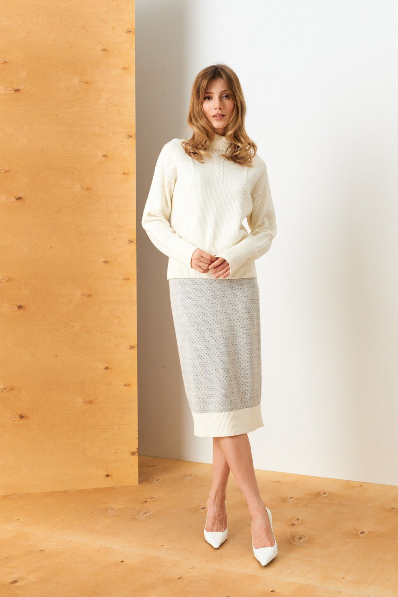 Юбки Barbara Geratti by Elma С8329BG молочный/серый