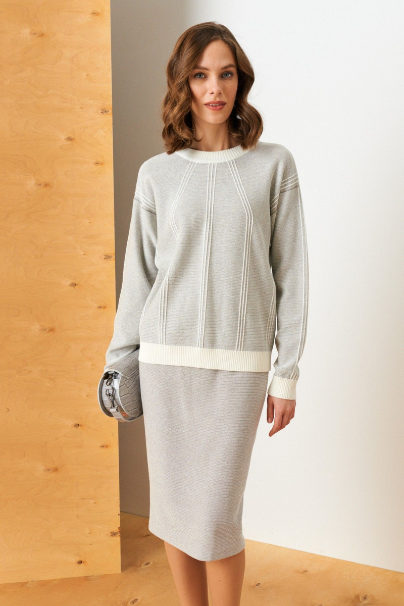 Юбки Barbara Geratti by Elma С8336BG молочный/серый