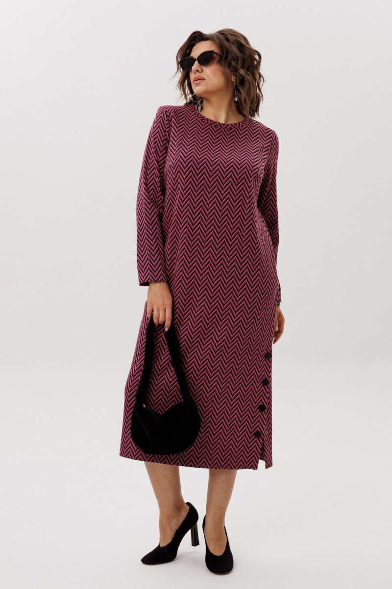 Платья Anelli 1755 рябиновая_волна