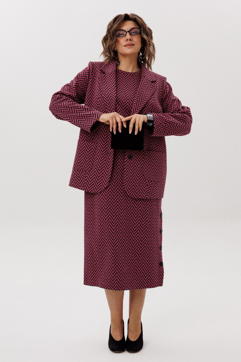 Платья Anelli 1755 рябиновая_волна