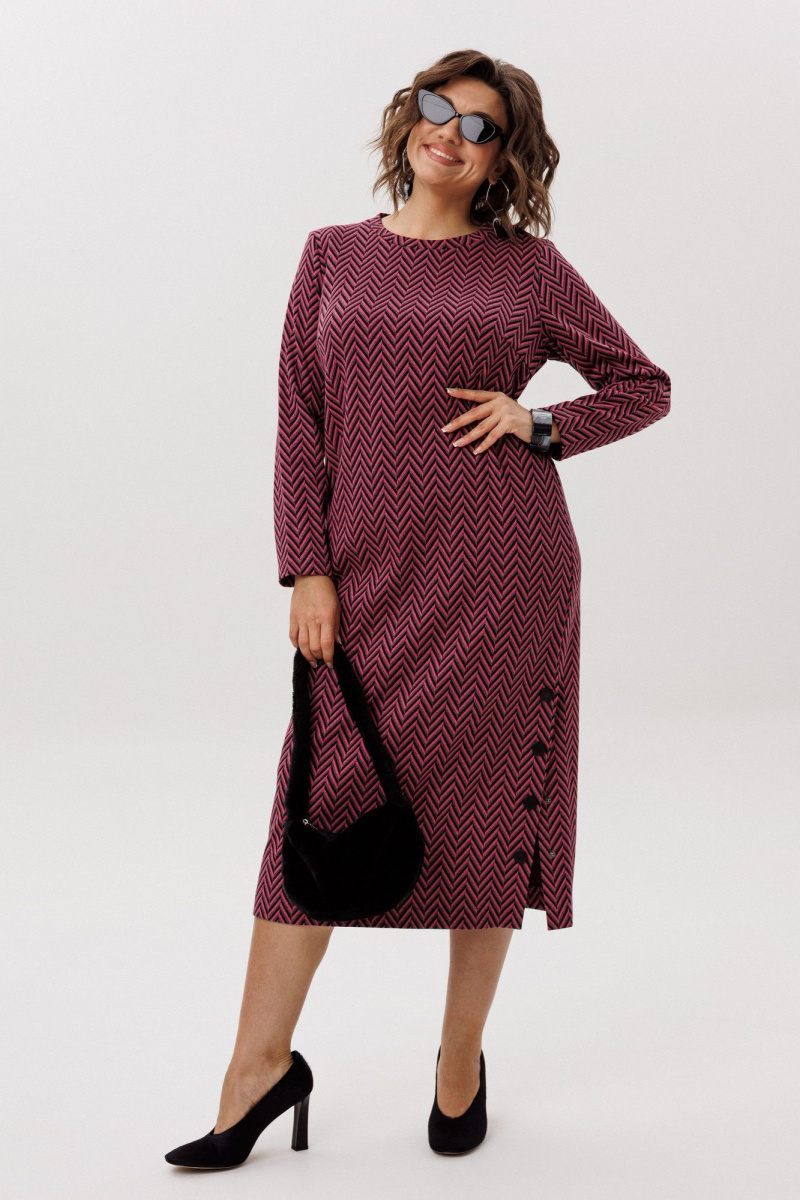 Платья Anelli 1755 рябиновая_волна