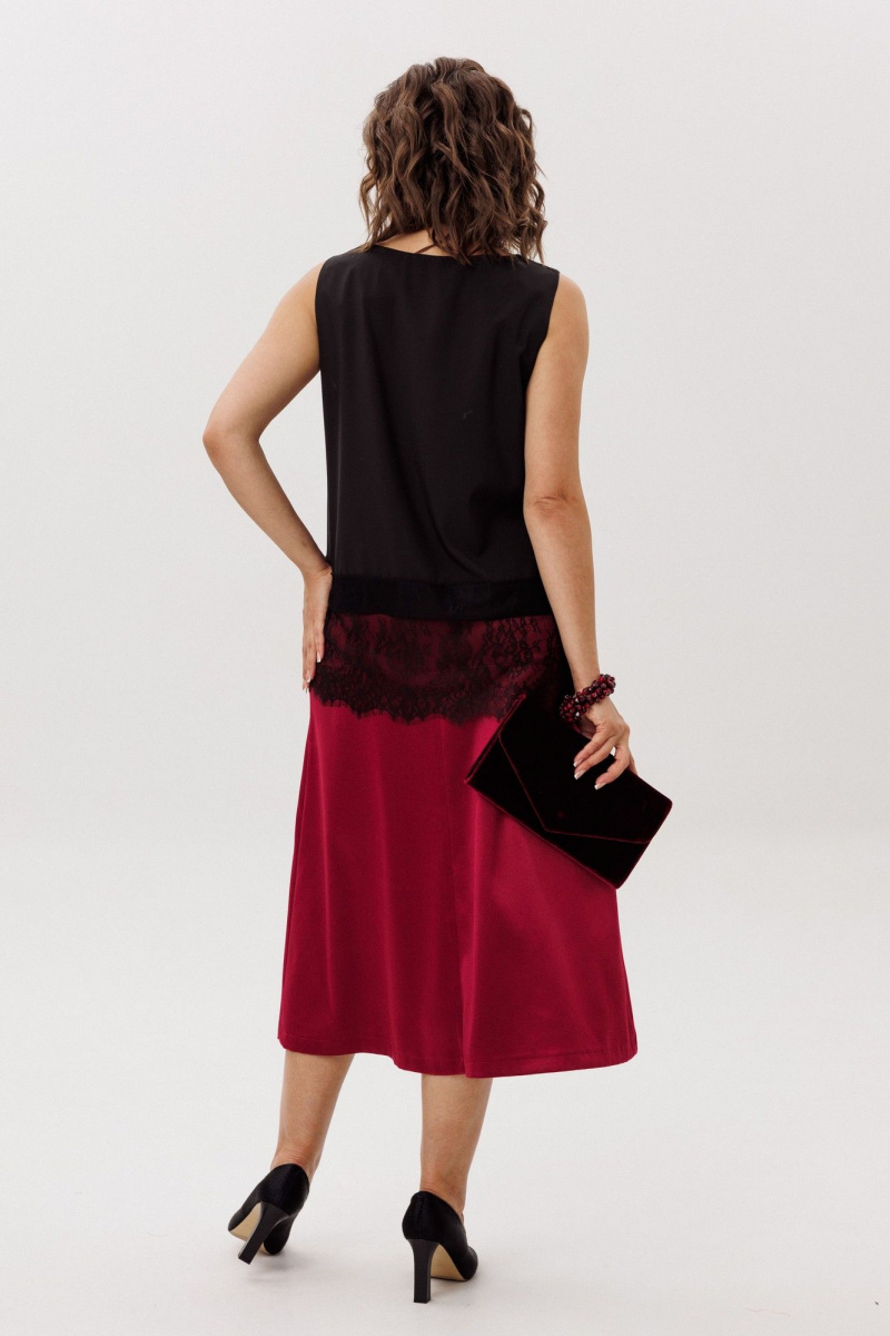 Юбки Anelli 1510 гранатовая_патока