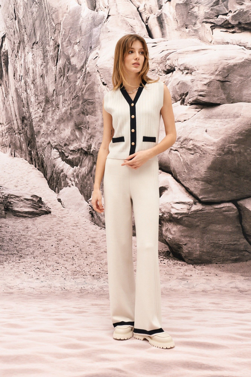 Брюки Barbara Geratti by Elma С8340BG туман/чёрный