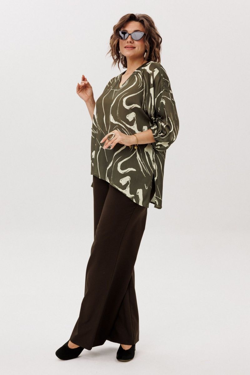 Блузы Anelli 1665 лесная_осока