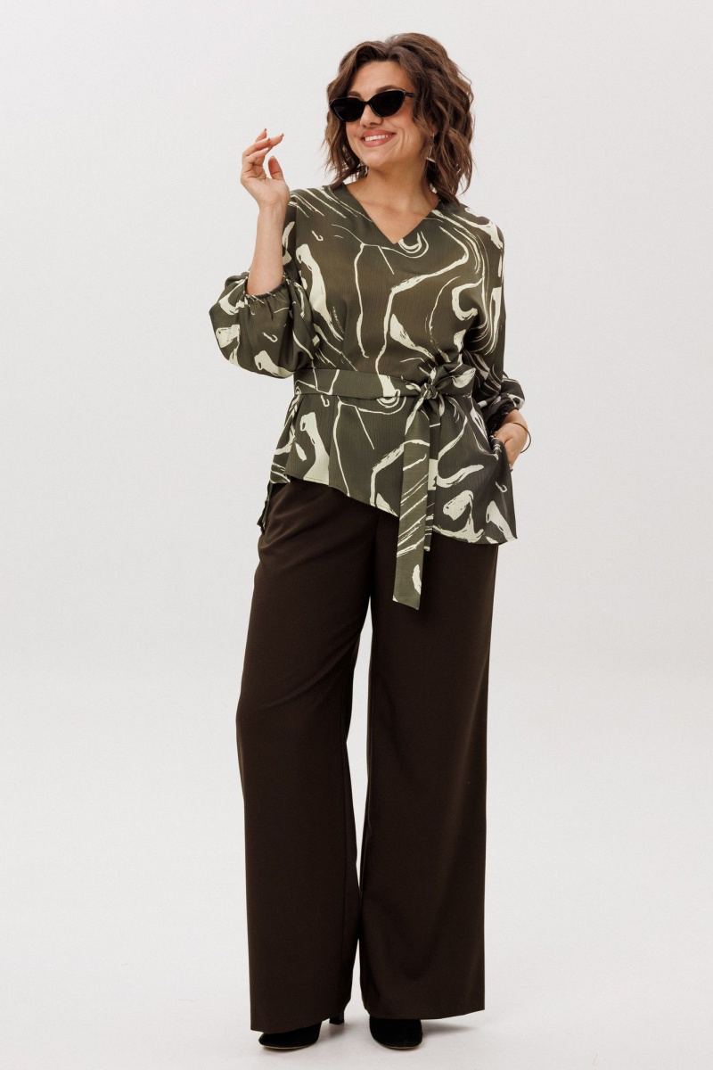 Блузы Anelli 1665 лесная_осока