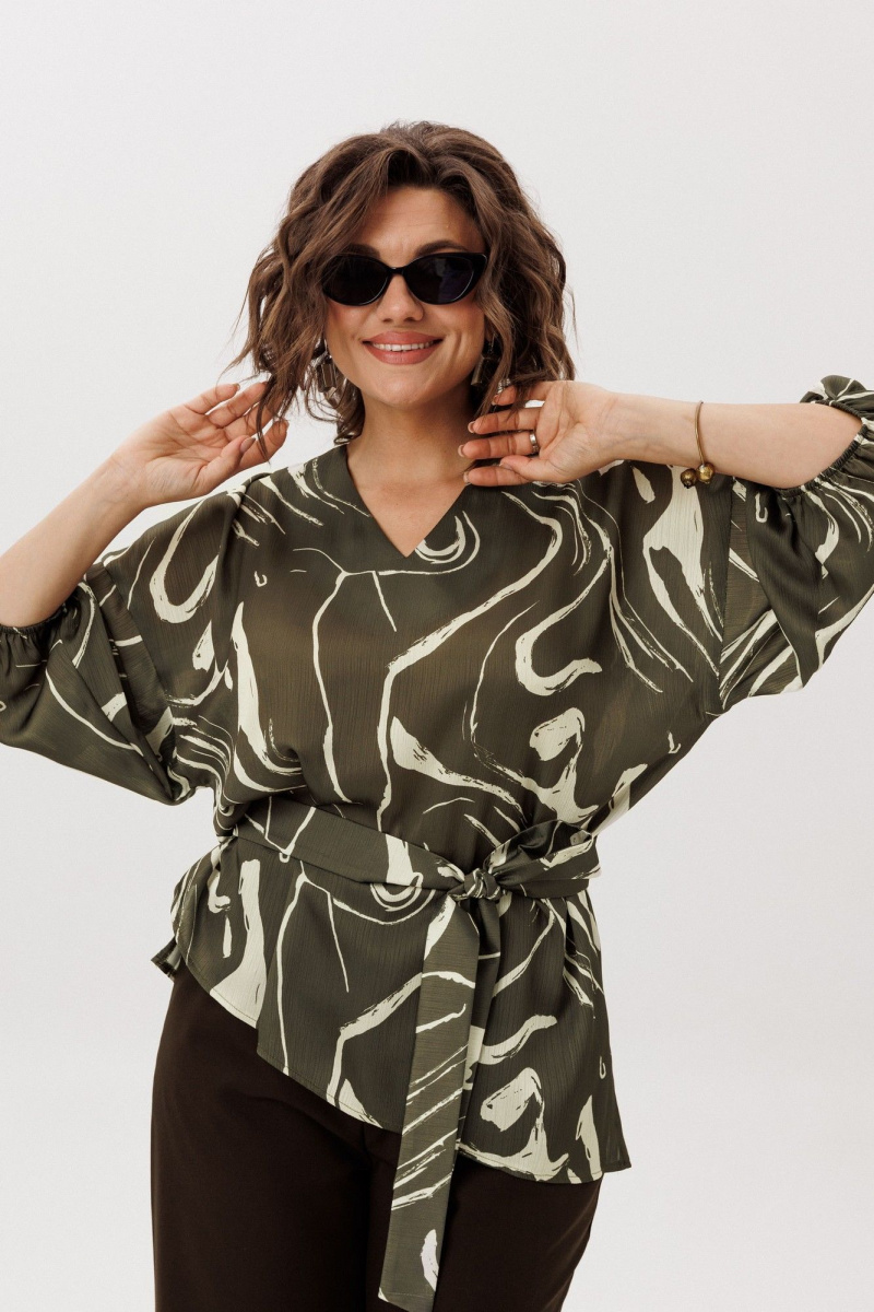 Блузы Anelli 1665 лесная_осока