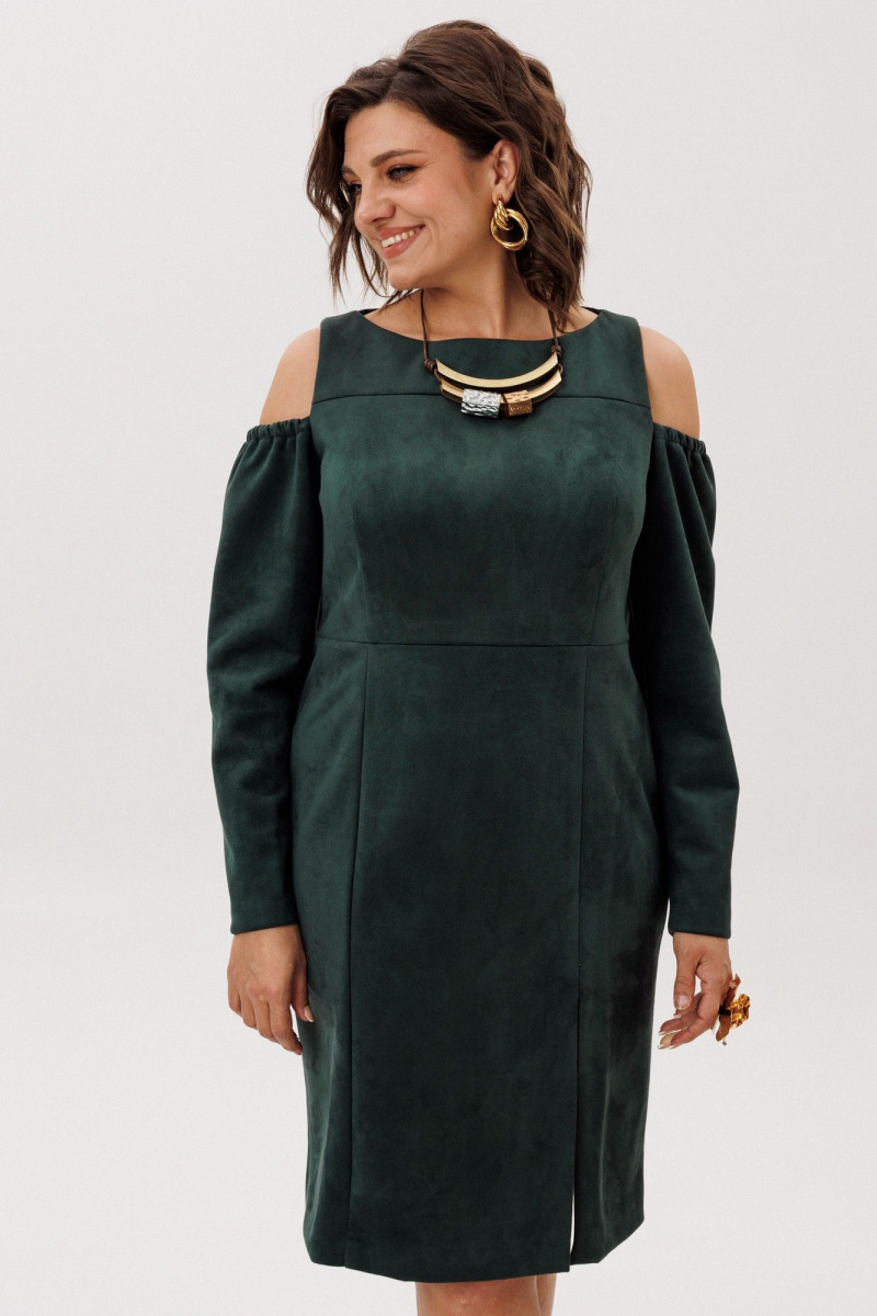 Платья Anelli 1757 мягенький_мох