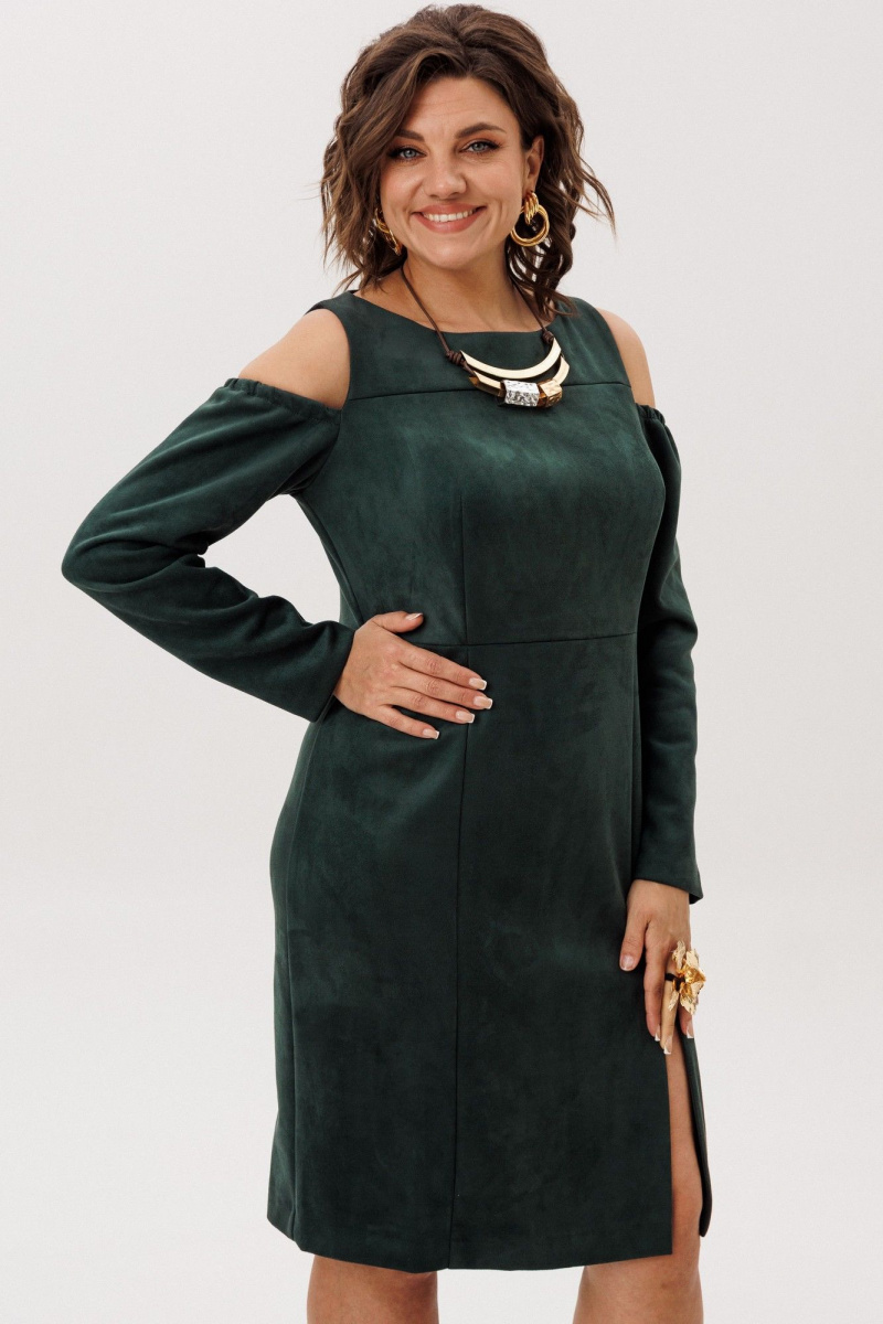 Платья Anelli 1757 мягенький_мох