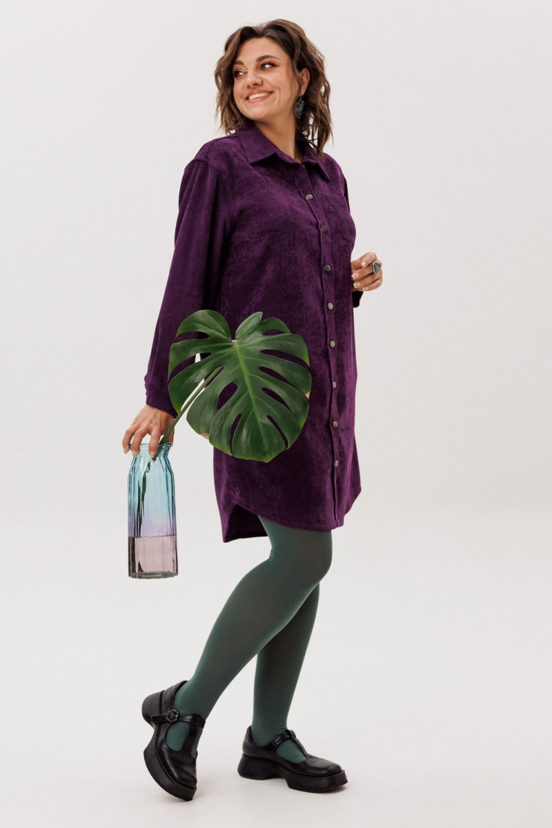 Платья Anelli 1771 сливовая_безмятежность