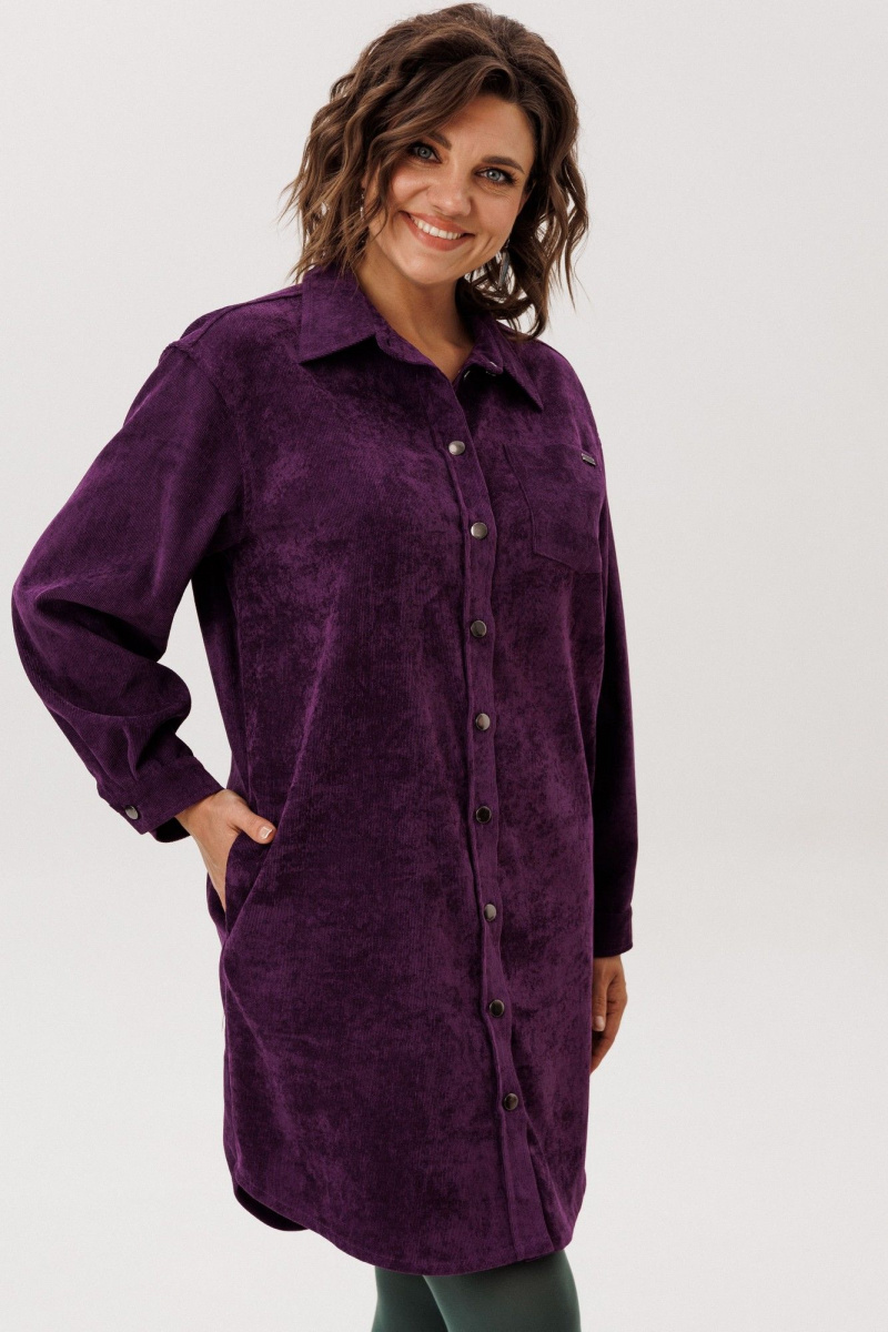 Платья Anelli 1771 сливовая_безмятежность