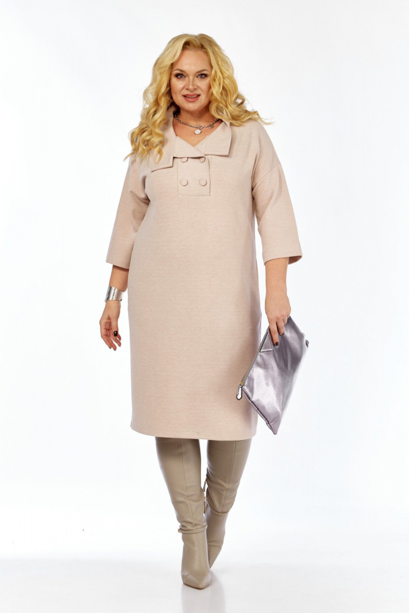 Платья БагираАнТа 1089 пудра