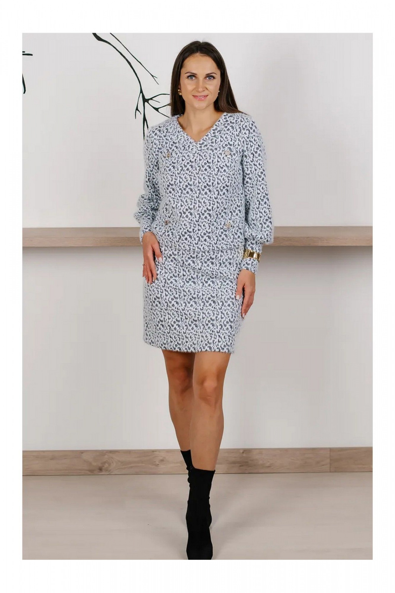 Юбочный костюм MONA STYLE FASHION&DESIGN 19089/лео_серый