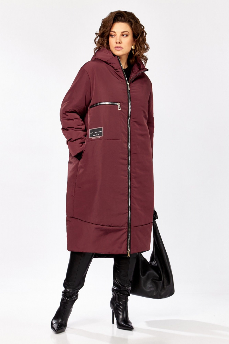 Женское пальто Lady Secret 5018/1 бордо_матовый