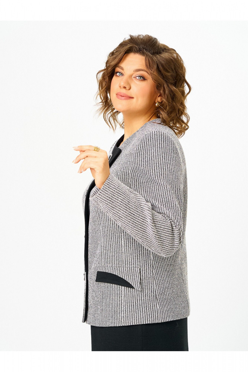 Юбочный костюм Zlata 4461 св_серый