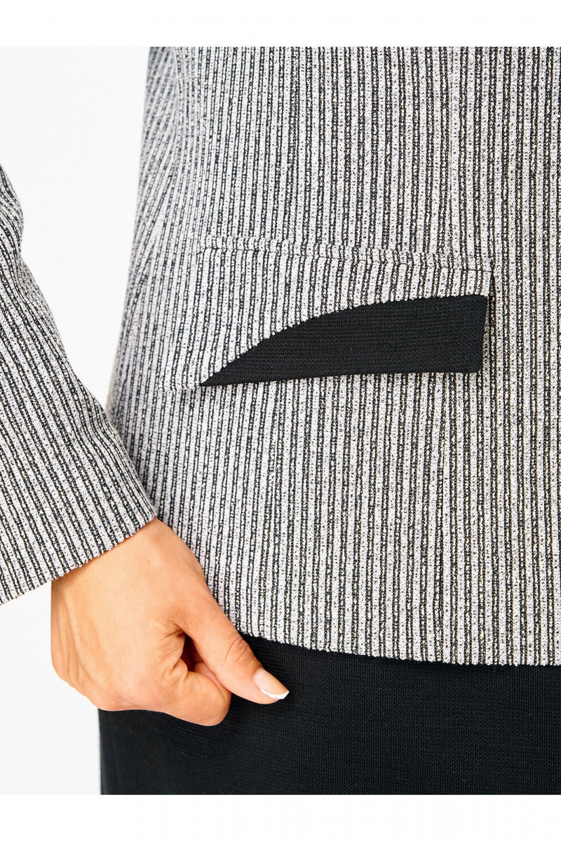 Юбочный костюм Zlata 4461 св_серый