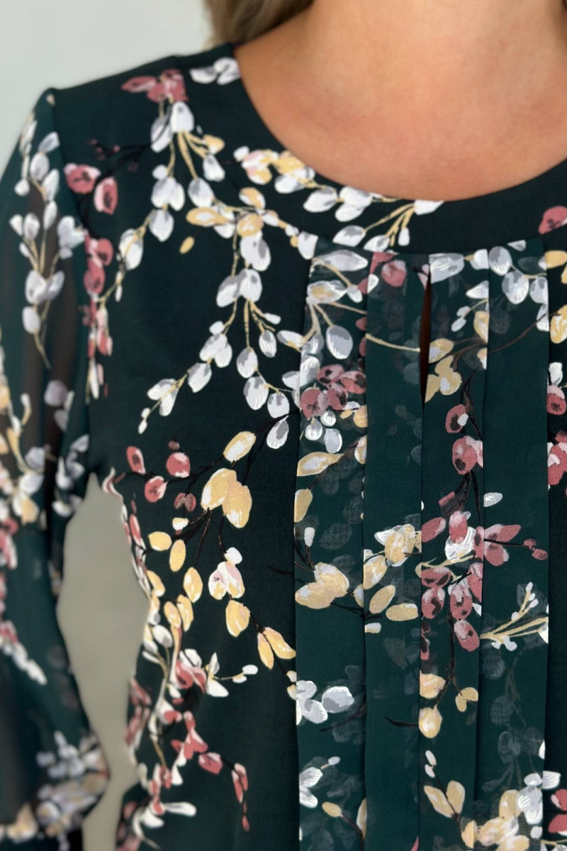 Блузы LindaLux 217 зеленая_верба