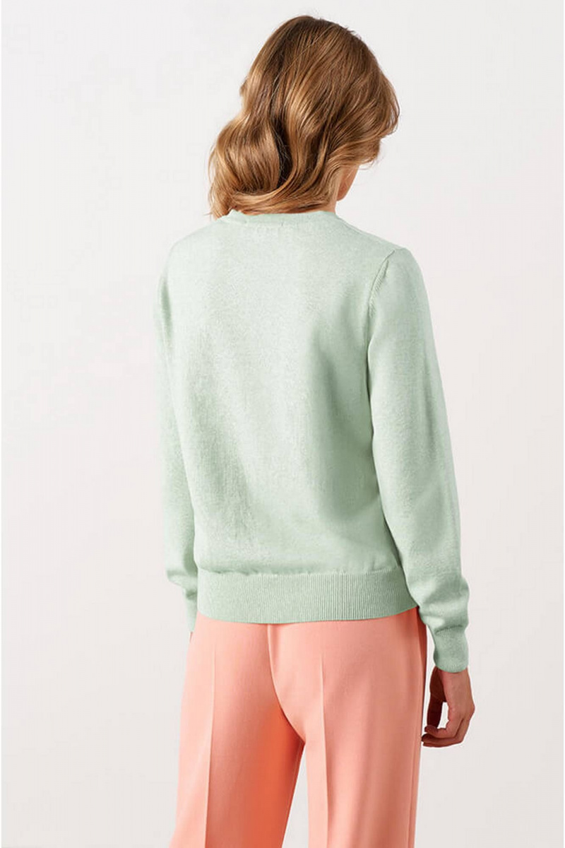 Кардиганы Nelva 1875 светно-зеленый меланж