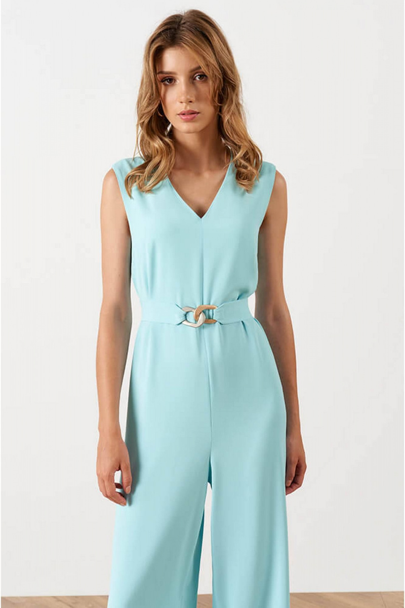 Женский комбинезон Nelva 31041 аквамарин