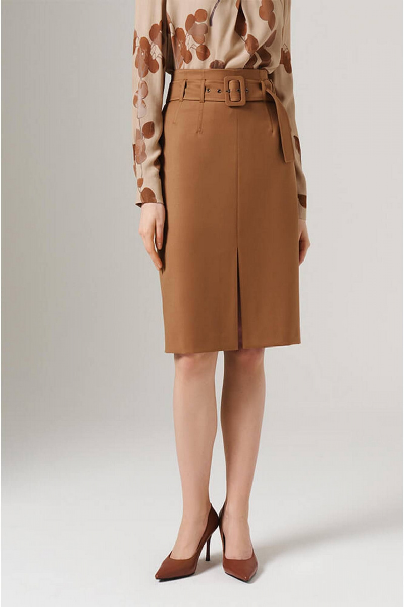 Юбки Nelva 4859 бежевый