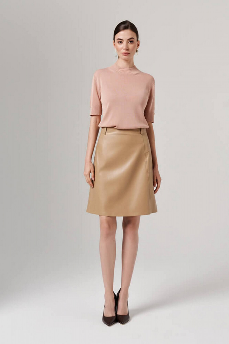 Юбки Nelva 4864 бежевый