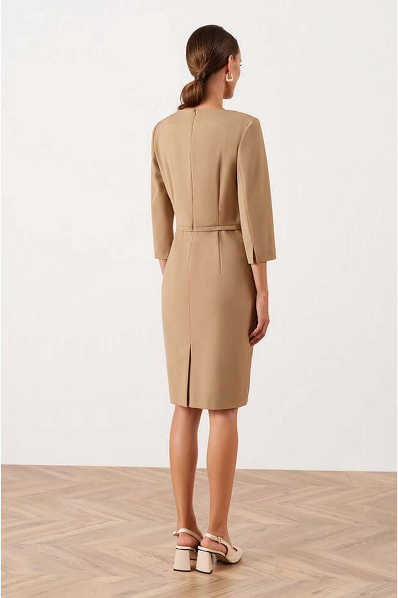 Платья Nelva 51542 бежевый