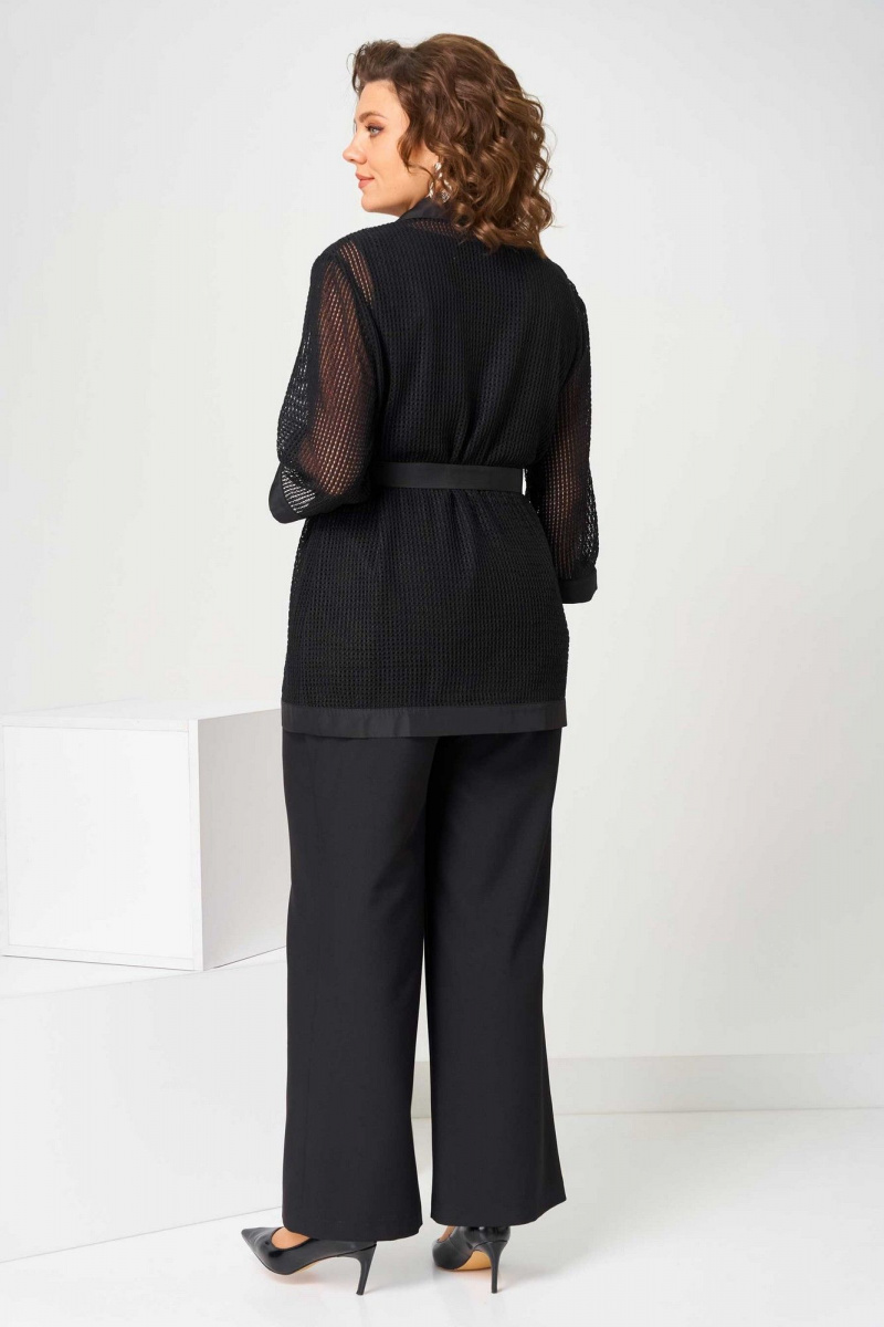 Брючный костюм Асолия 1514 черный
