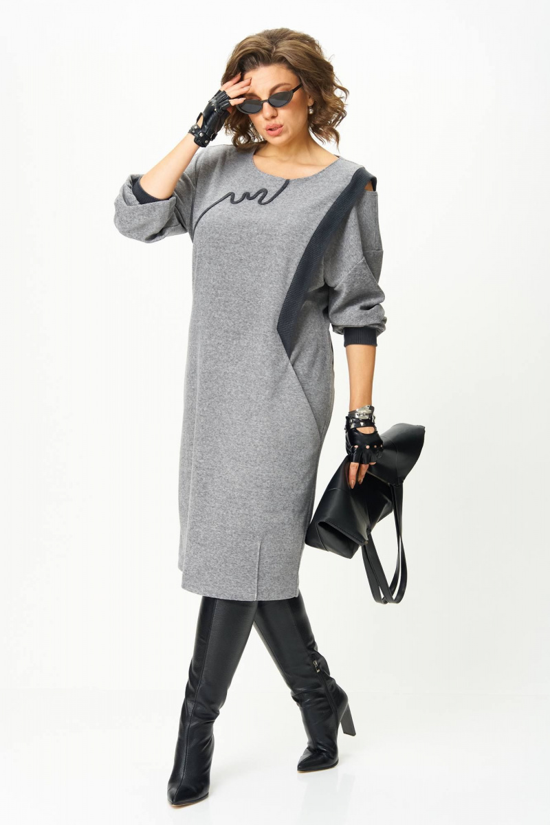 Платья Karina deLux M-1402 серый