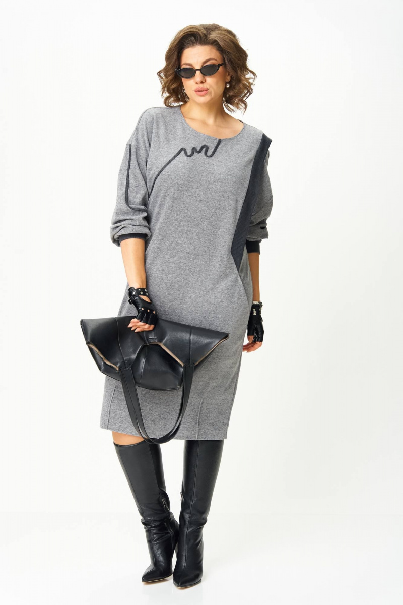 Платья Karina deLux M-1402 серый