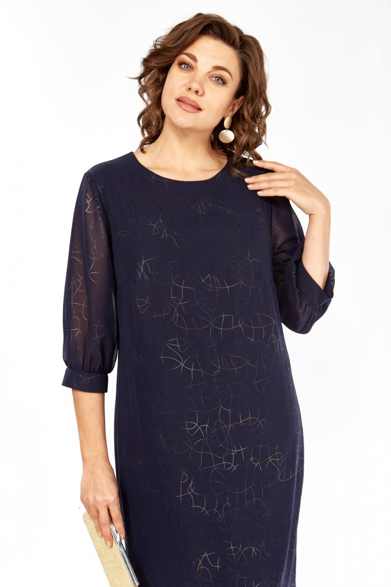 Платья Karina deLux M-1409 темно-синий