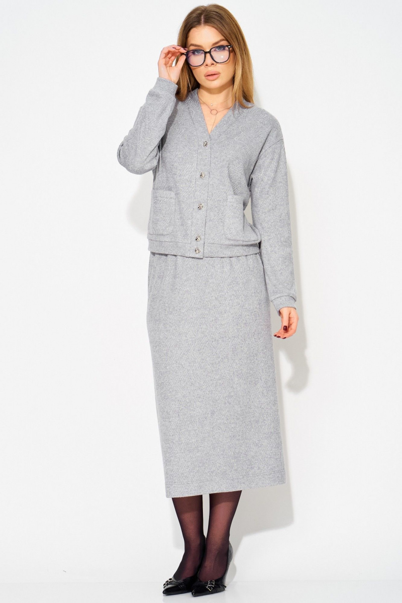 Юбочный комплект Laikony L-283 серый