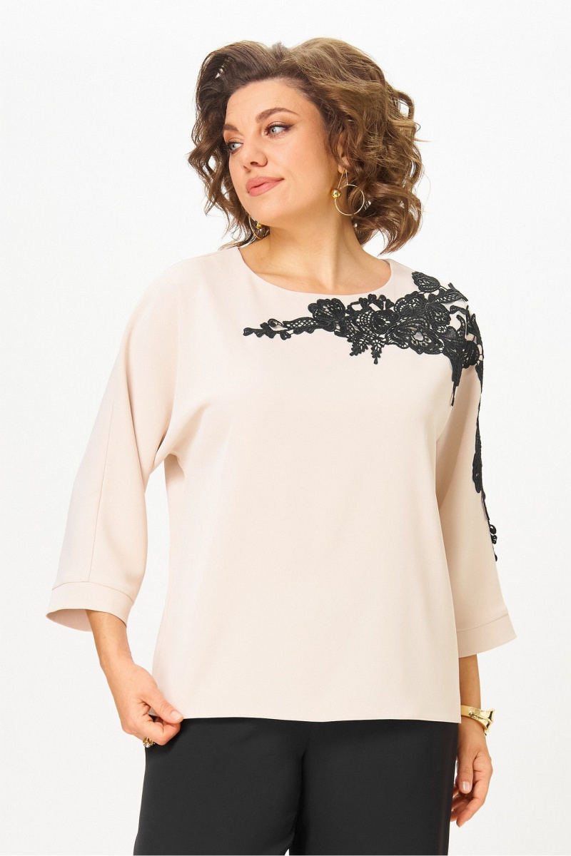 Блузы Rumoda 2277_дл_бежевый