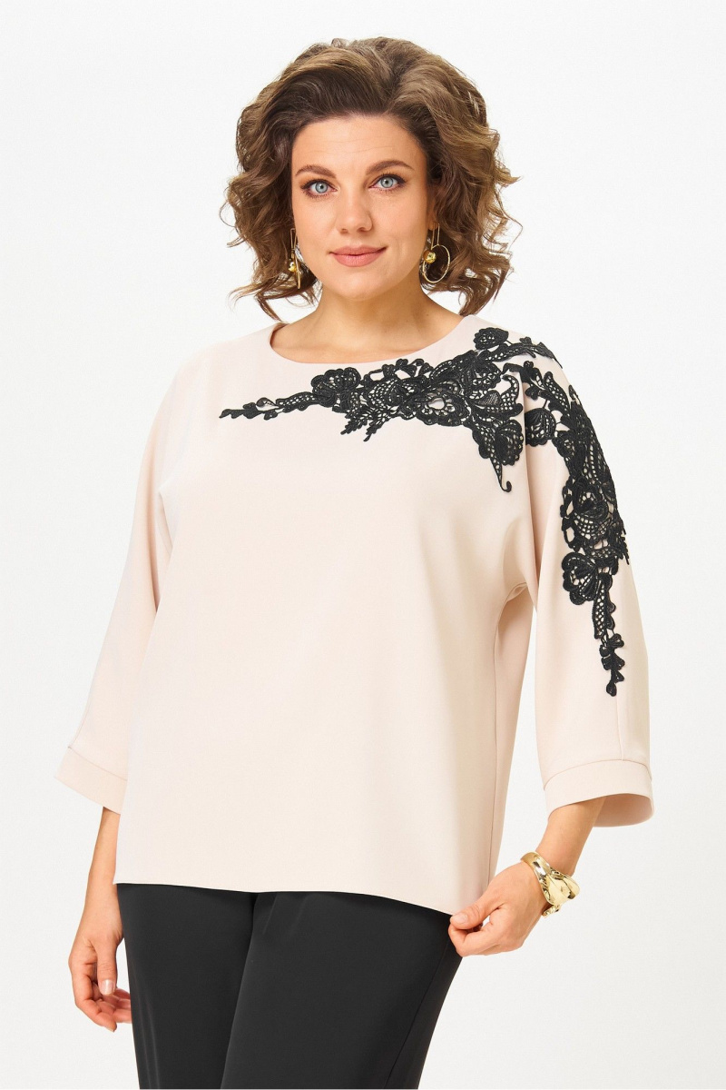 Блузы Rumoda 2277_дл_бежевый