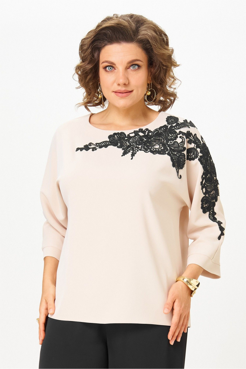 Блузы Rumoda 2277_дл_бежевый