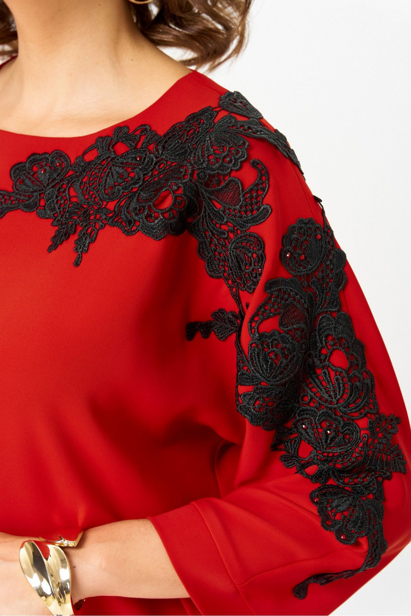 Блузы Rumoda 2277_дл_красный