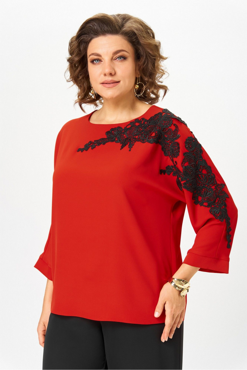 Блузы Rumoda 2277_дл_красный