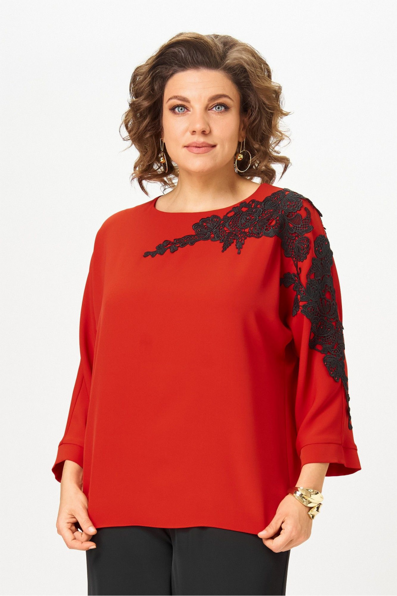 Блузы Rumoda 2277_дл_красный