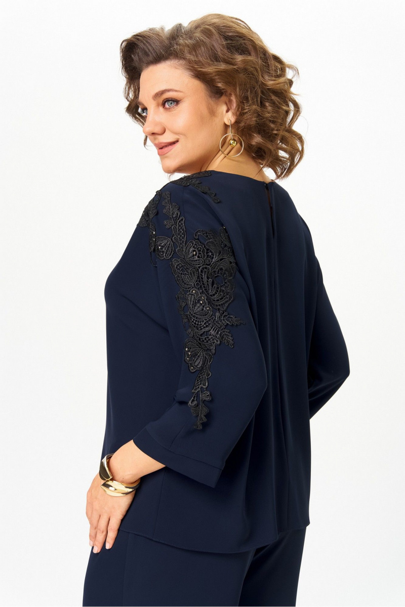 Блузы Rumoda 2277_дл_синий