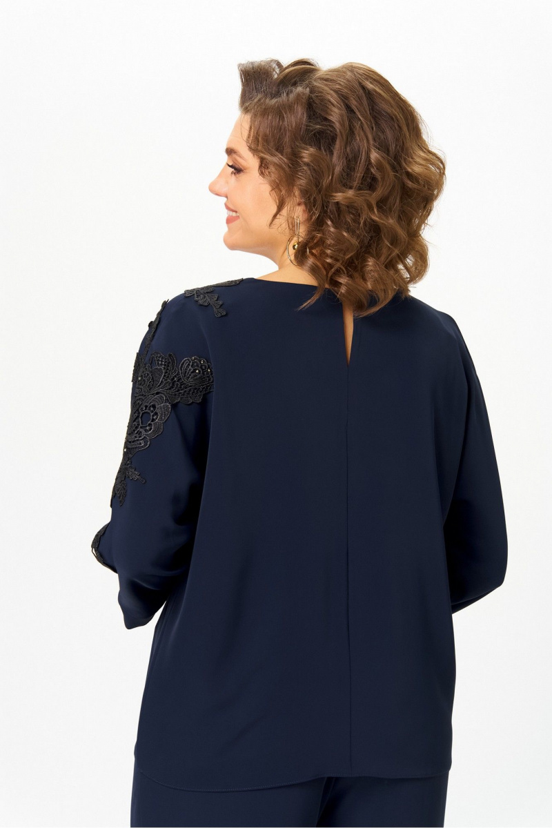 Блузы Rumoda 2277_дл_синий