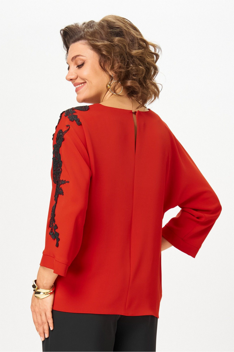 Брючный костюм Rumoda 2278_дл_красный-черный