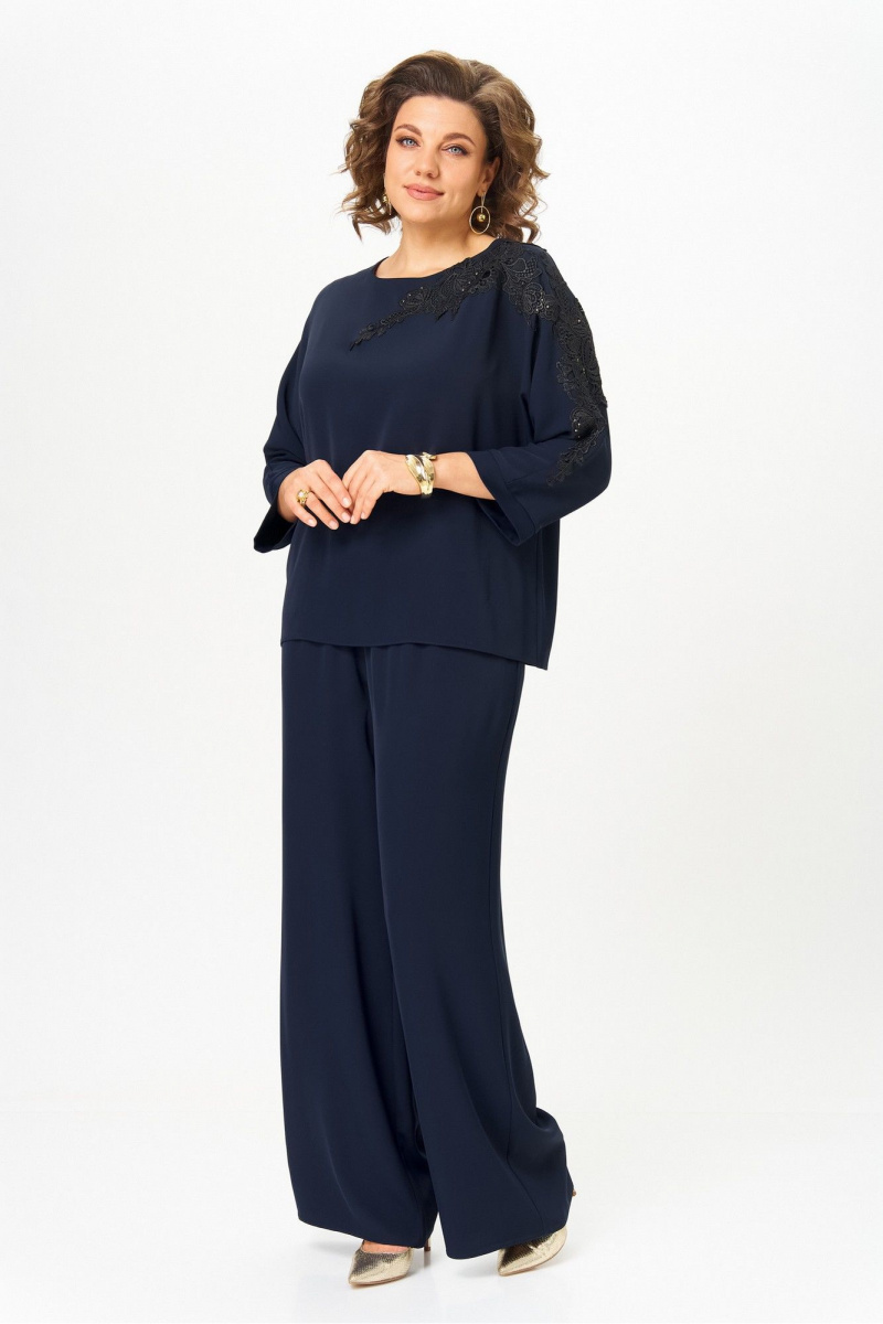 Брючный костюм Rumoda 2278_дл_синий